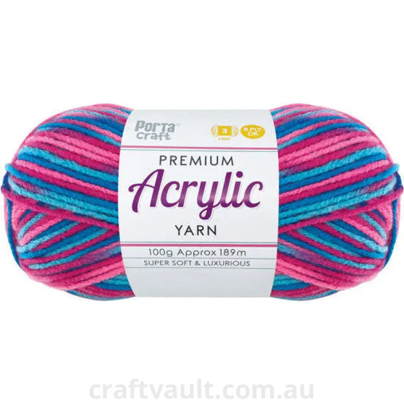 Acrylic Yarn 100g 189m 8ply Enchantment