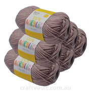 Acrylic Yarn 100g 189m 8ply Fawn