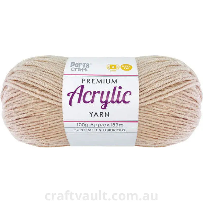 Acrylic Yarn 100g 189m 8ply Hazelnut