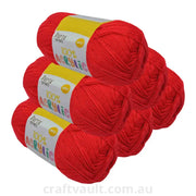 Acrylic Yarn 100g 189m 8ply Lipstick