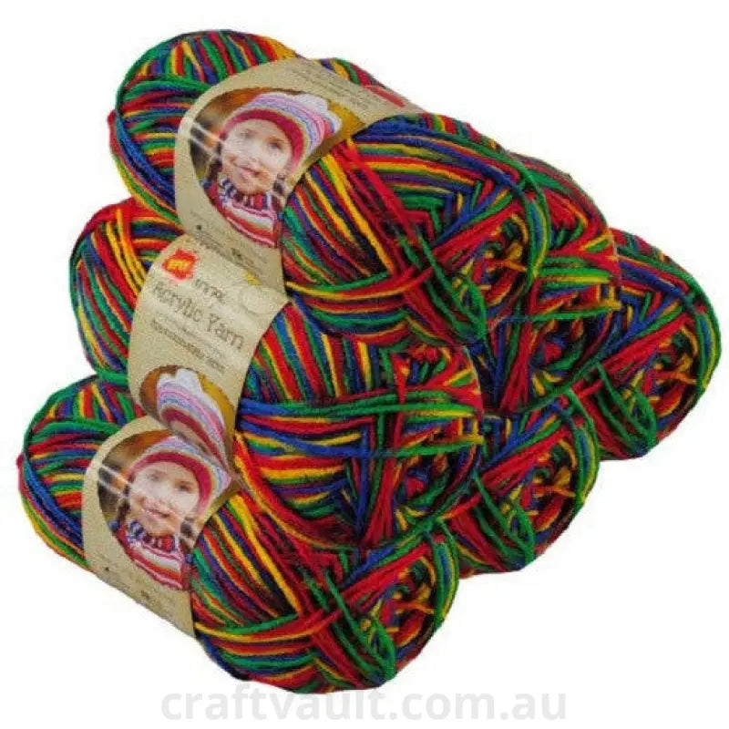 Acrylic Yarn 100g 189m 8ply Retro Lego