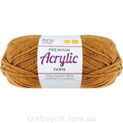 Acrylic Yarn 100g 189m 8ply Teddy Bear