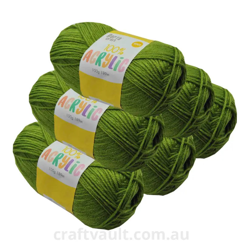 Acrylic Yarn 100g 189m 8ply Tree Frog