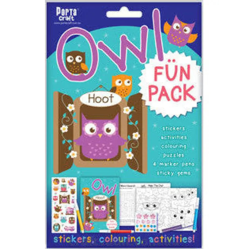Activity Fun Pack Owl