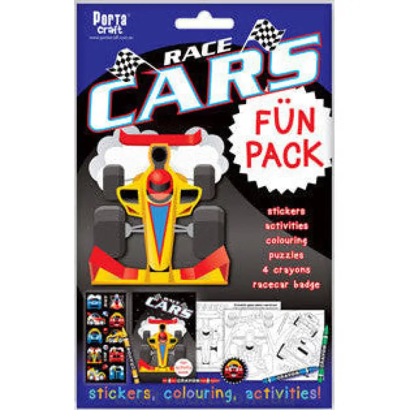 Activity Fun Pack Race Cars
