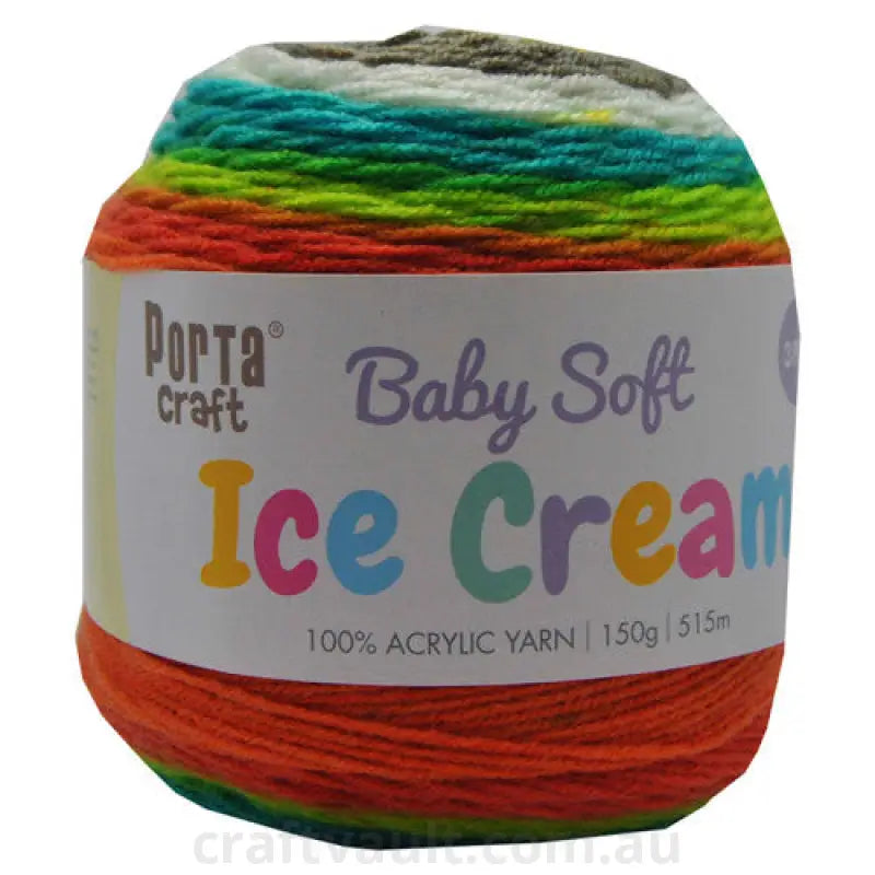 Baby Ice Cream Yarn 150g 515m 3ply Autumn Day