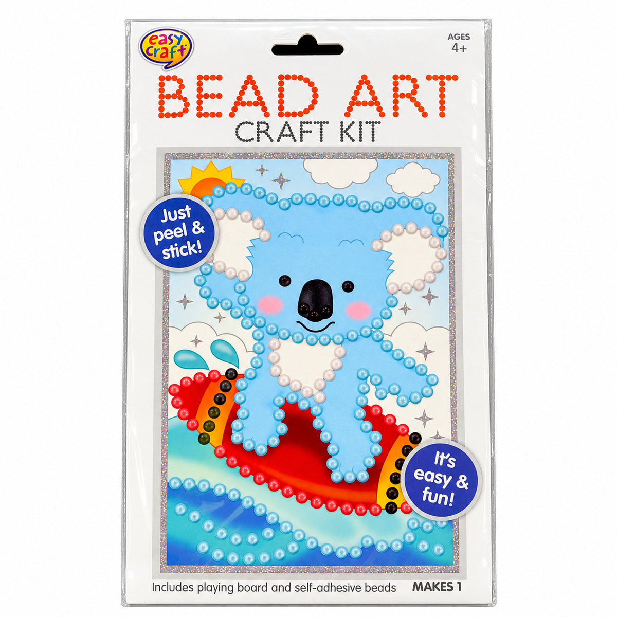 Surfing Koala Bead Art Craft Kit