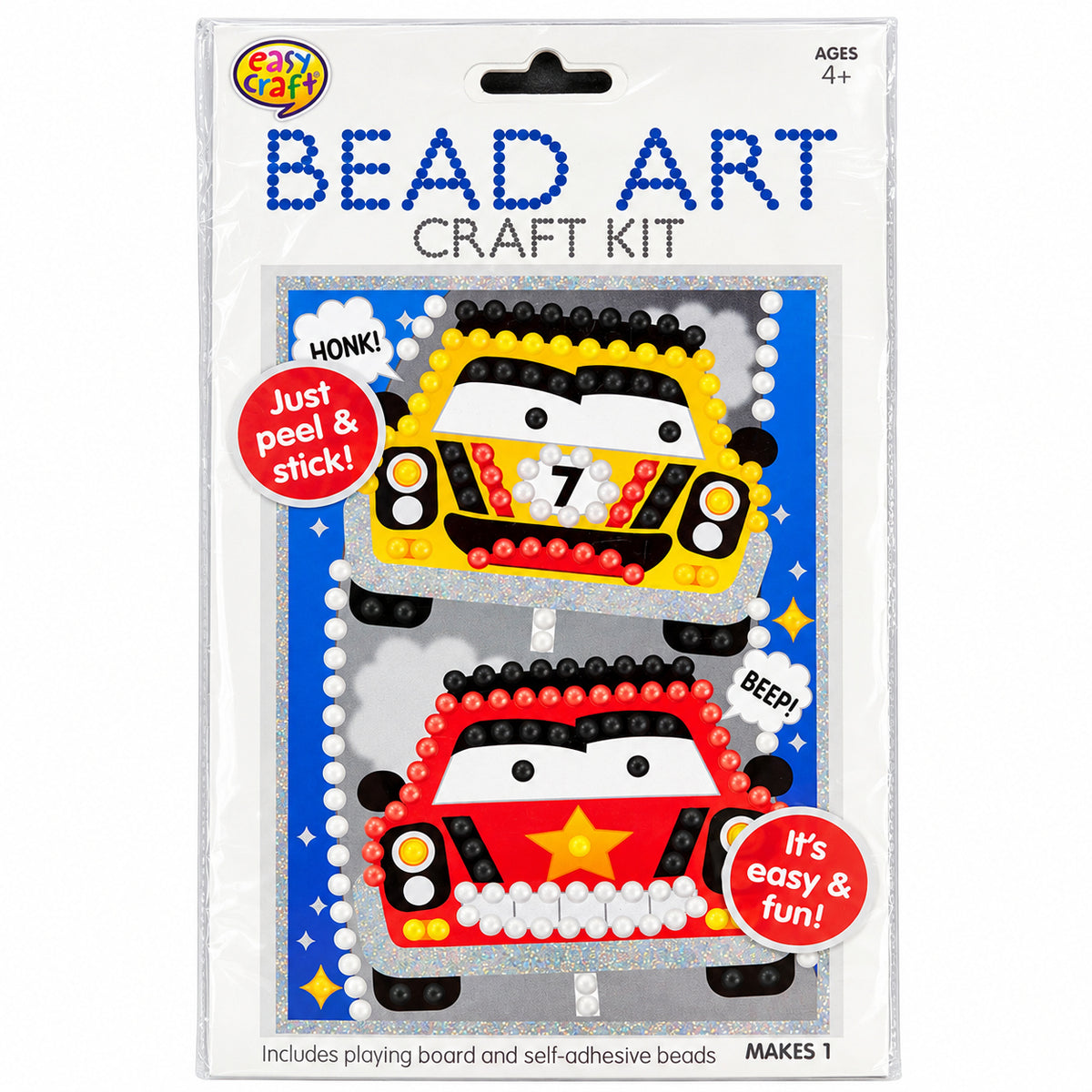 Racing Cars Bead Art Craft Kit