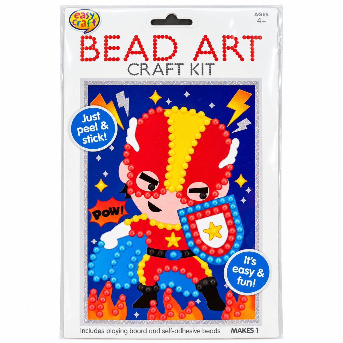 Superhero Bead Art Craft Kit