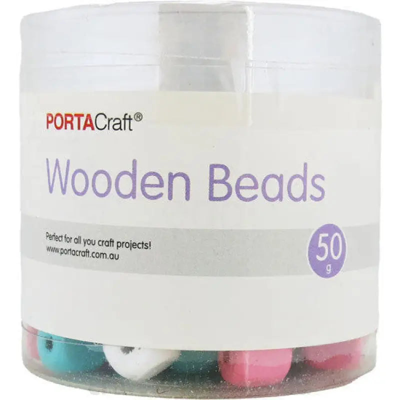 Beads Wooden Tube 10x10mm 50g Cubes Pastel