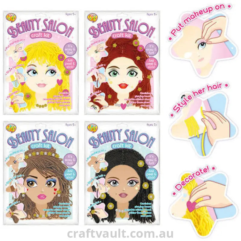 Beauty Salon Craft Kit 4 Assorted