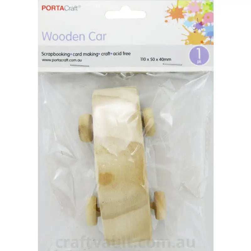 Car Wooden 11x5x4cm