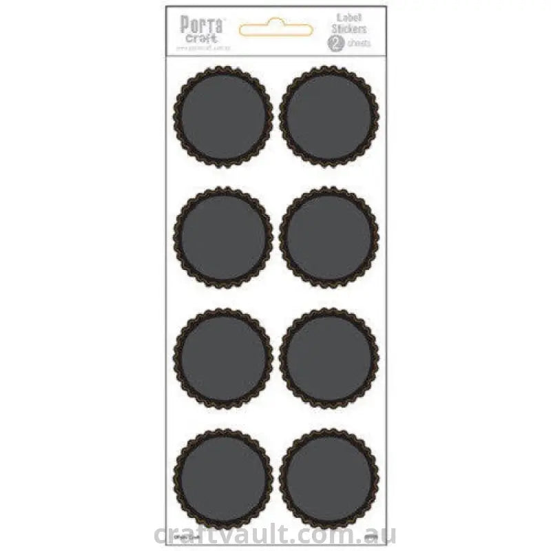 Chalkboard Label Stickers Seal 2 Sheets