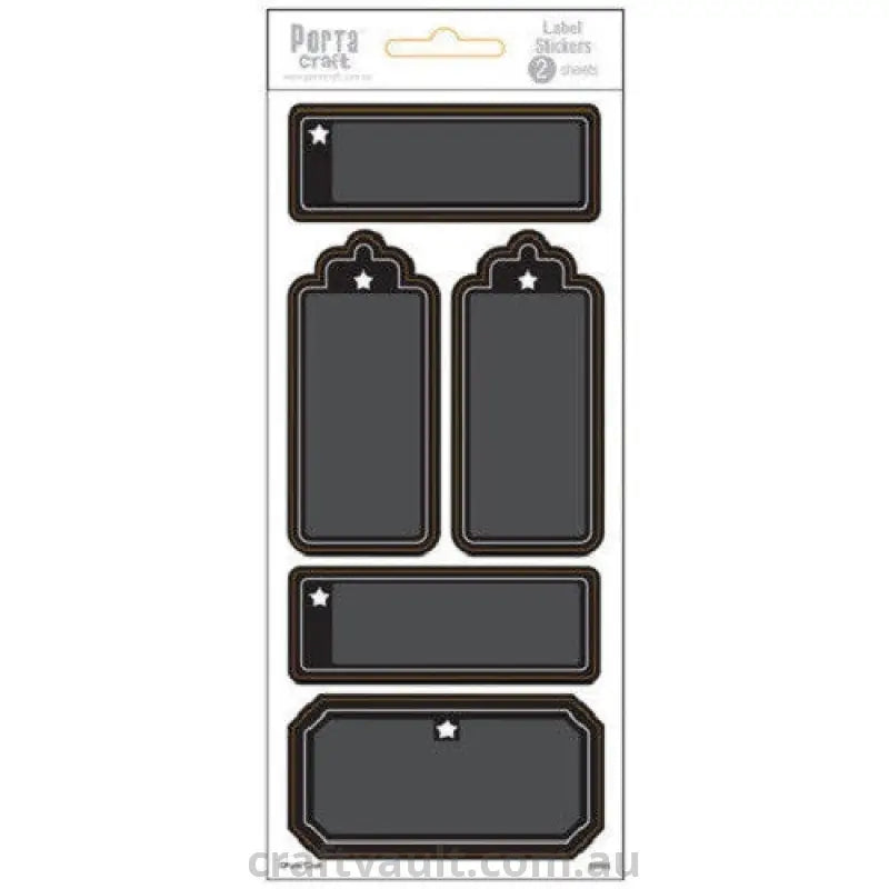 Chalkboard Label Stickers Travel Tag 2 Sheets