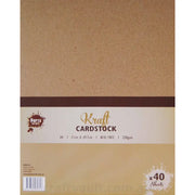 Colour Block A4 220gsm 40pk Kraft