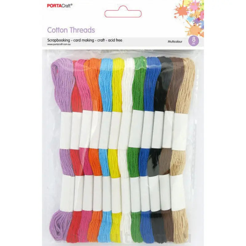 Cotton Threads 8m 12pk Essentials