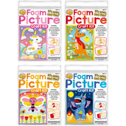Foam Craft Kit 4 Assorted