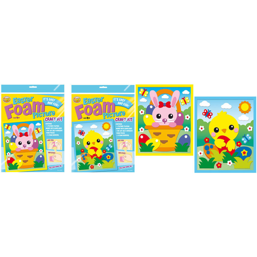 Easter Foam Picture Craft Kit 2pk