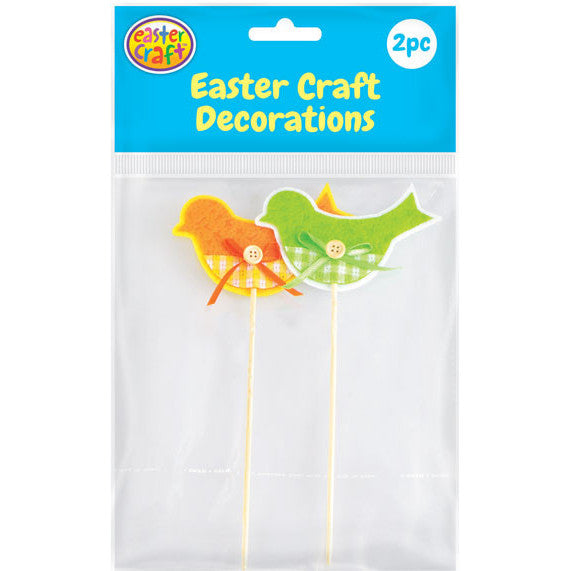 Bird Decorations on Picks 2pk