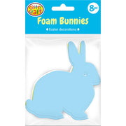Foam Crouching Bunnies 8pk