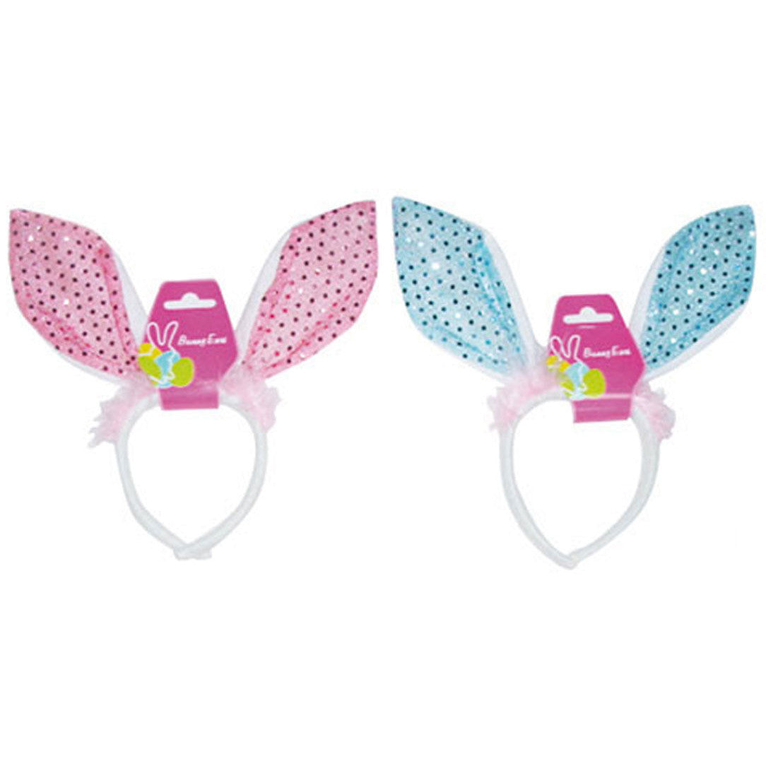 Easter Bunny Ears Glimmer 1pk - Blue or Pink