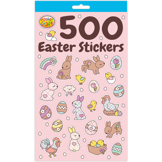 Easter Sticker Pad 500 Stickers