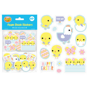 Chick Sticker Printable Foam Printed Chick Stickers 60pk – Craft Vault