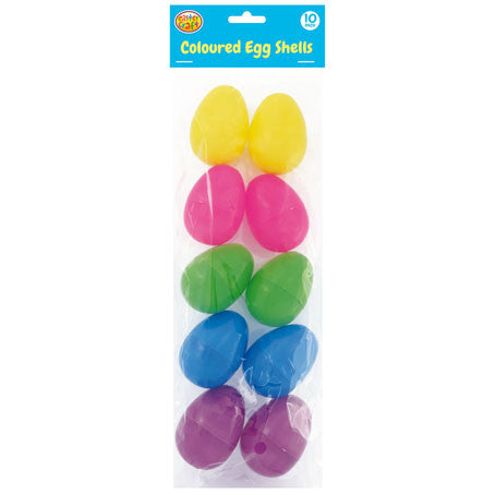 Plastic Fillable Easter Eggs 10pk