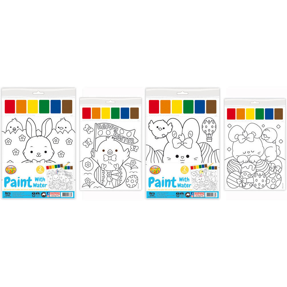Porta Craft Paint With Water Set - 2 Packs