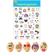 Porta Craft Transparent Egg Stickers 1 Sheet