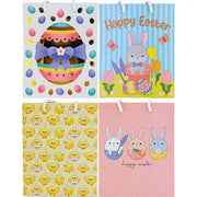 Easter Gift Bags 18x22.7x10cm Assorted 4pk