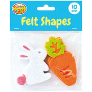 Porta Craft Felt Bunnies & Carrots 10pk