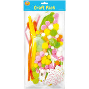 Easter Craft Pack (Includes chenille stems, pom poms, EVA stickers)
