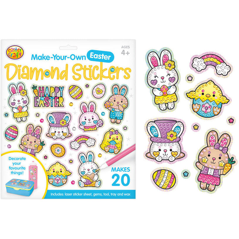 Make Your Own Easter Diamond Sticker Set – Craft Vault