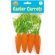 Flocked Carrots 15cm 4pk