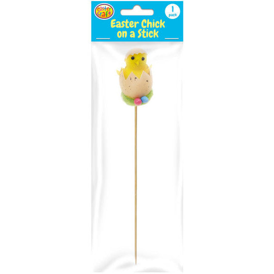 Easter Chick Hatching with 2 Small Eggs Pick