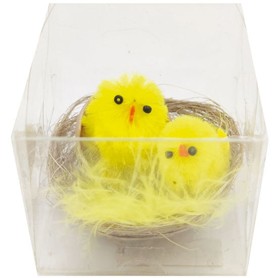 Porta Craft Nest with Easter Chicks 5.5x4.5cm