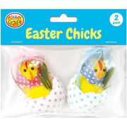 Porta Craft Baby Easter Chicks in Baskets 6cm (2 Pack)