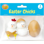 Porta Craft Hatching White Easter Chicks 6cm (3 Pack)