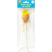 Large 7cm Hatchling Chick Pick - Brown Shell