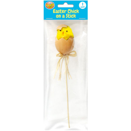 Large 7cm Hatchling Chick Pick - Brown Shell