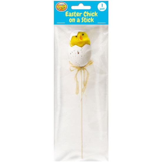 Large 7cm Hatchling Chick Pick - White Shell