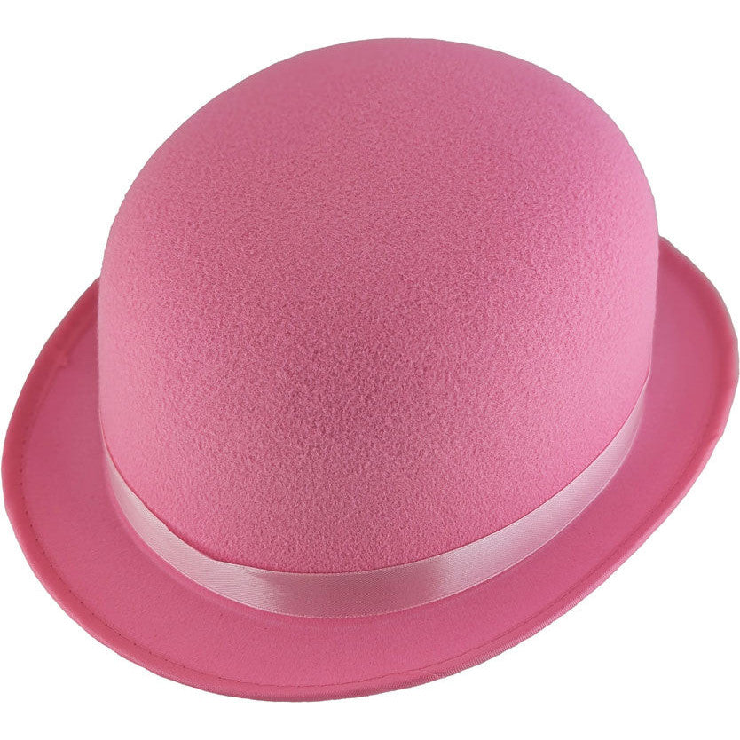Easter Felt Bowler Hat - Pink