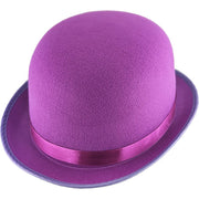 Easter Felt Bowler Hat - Purple