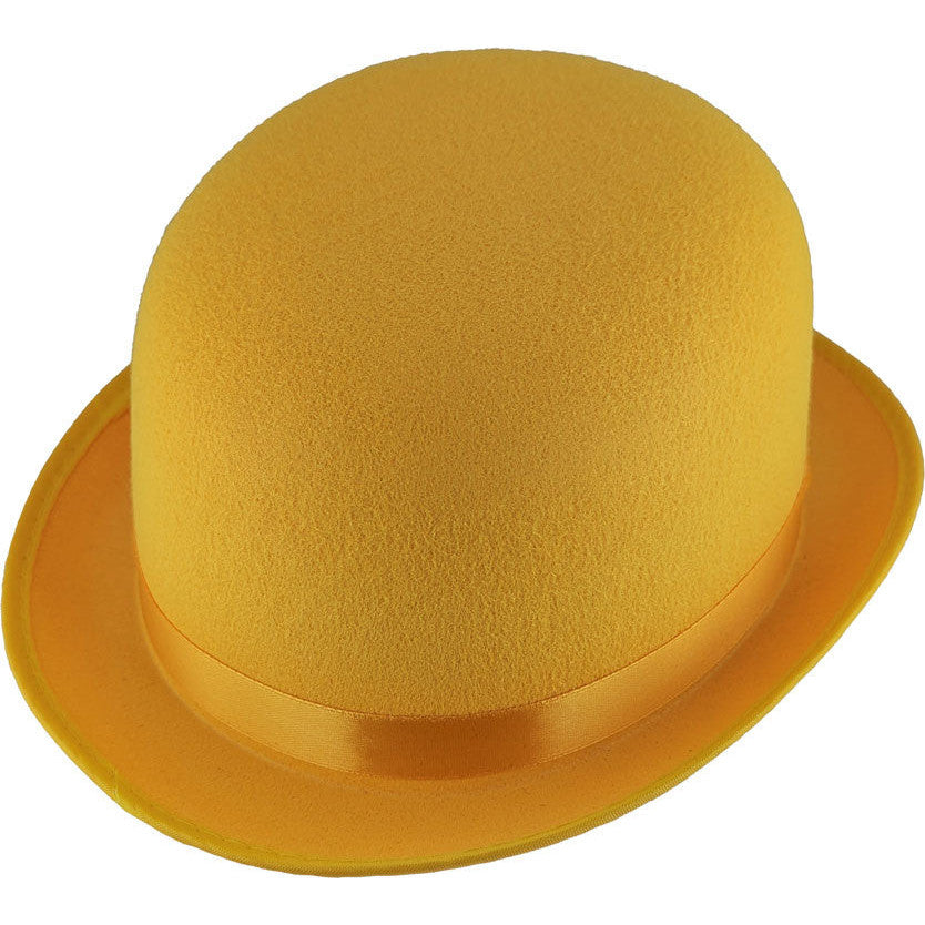 Easter Felt Bowler Hat - Yellow