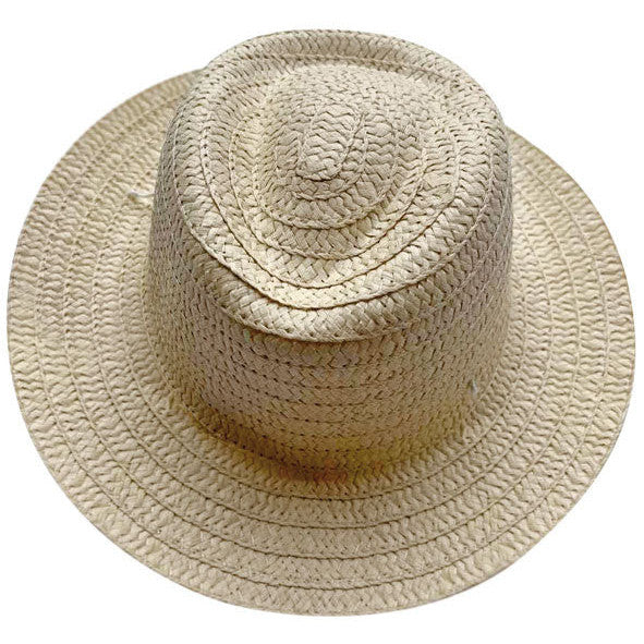 Straw Top Hat 28cm
