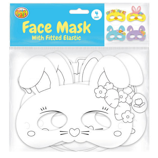 Easter Face Masks with Elastic 4pk