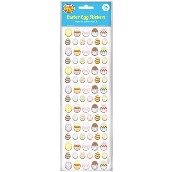 Easter Egg Stickers 96pk