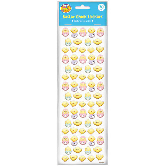 Porta Craft Easter Chick Stickers 70pk