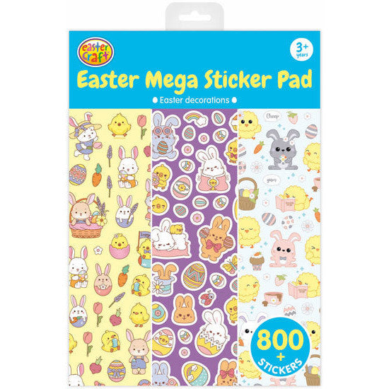 Easter Mega Sticker Pad 800+ Stickers (A4)